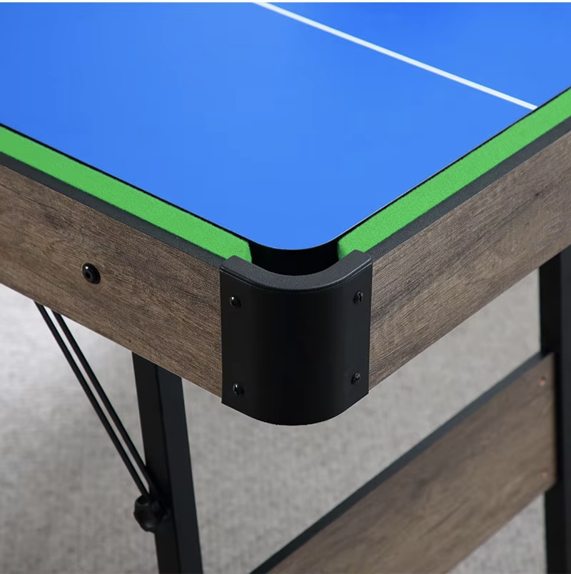 ✨48" Folding 3-in-1 home Billiard table🎱  Pool, Table tennis🏓, ice hockey🏒 for children's/adults👨‍👩‍👧‍👦 American black eight